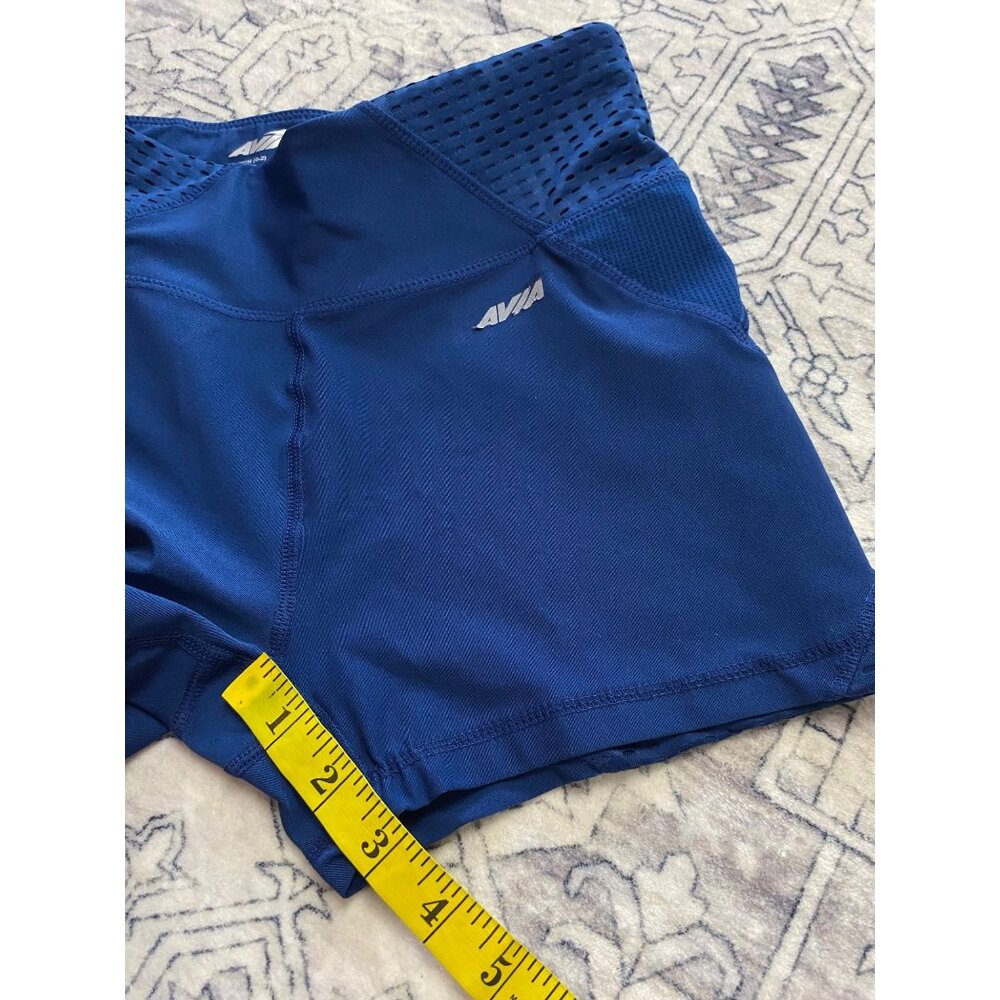 Avia Womens X-Small (0-2) Navy Blue Athletic Running Shorts Volleyball Stretch - Picture 7 of 8